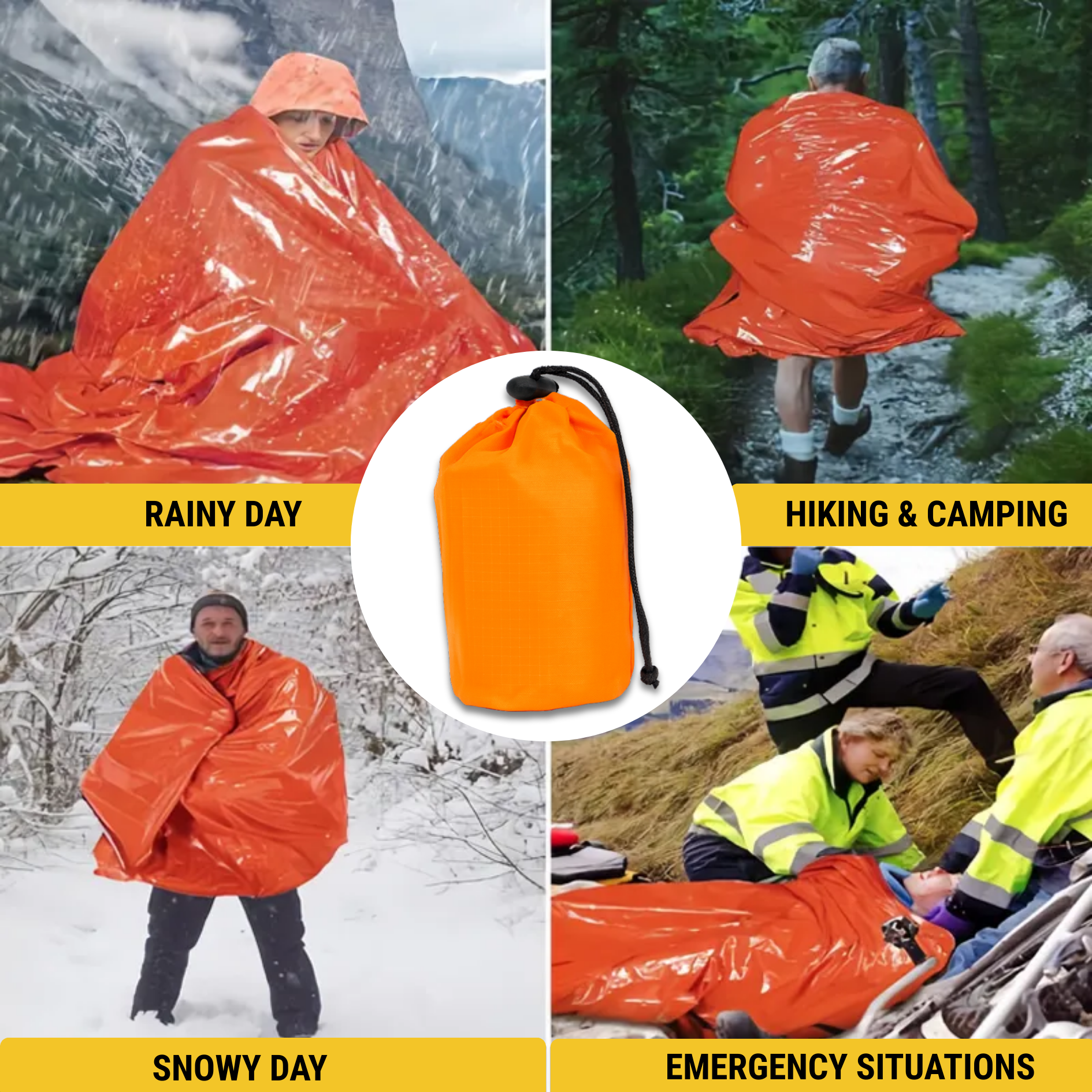 Emergency Bivy Bag - Orange