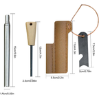 Firestarter Kit - Flint Rod & Blowpipe