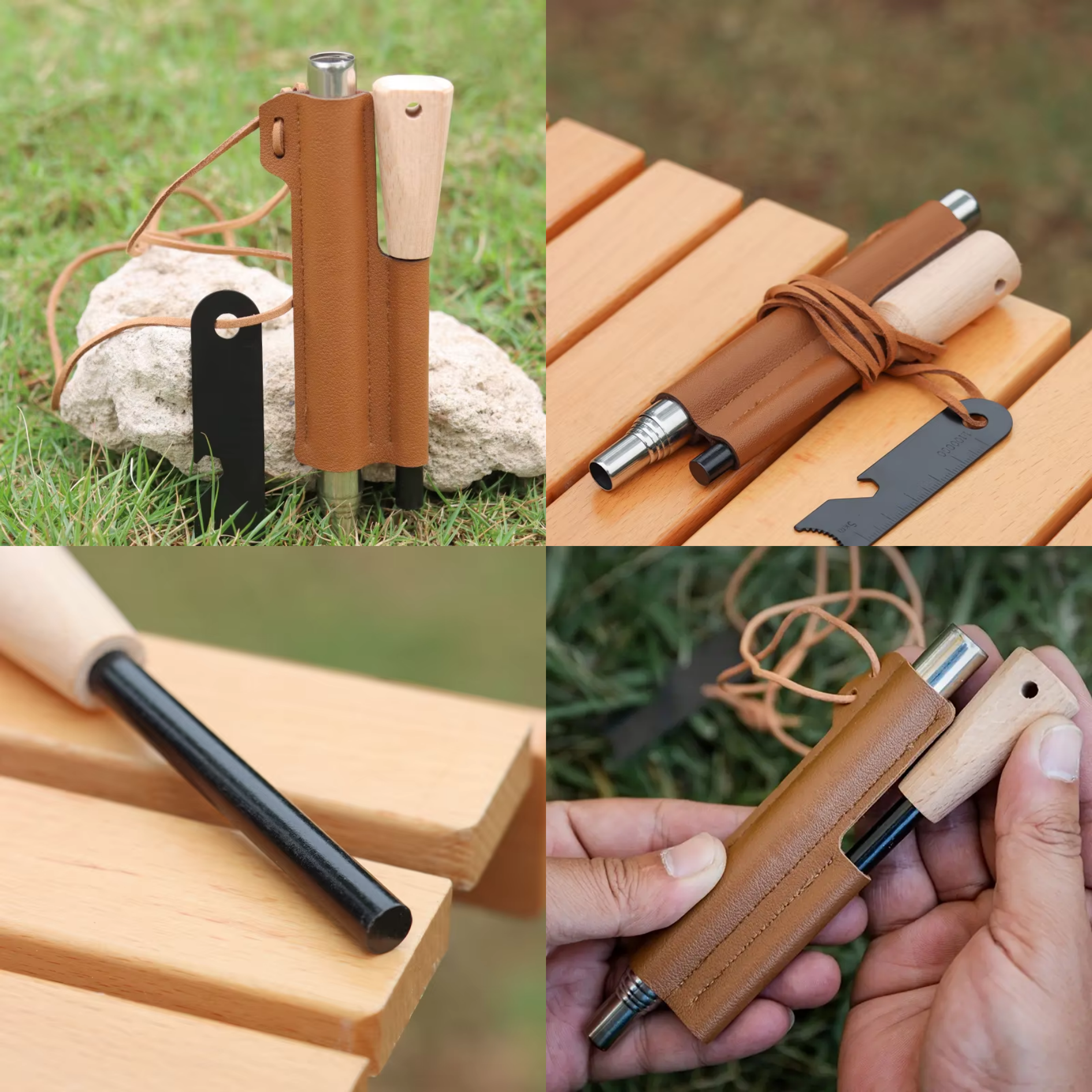 Firestarter Kit - Flint Rod & Blowpipe