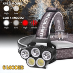 6-Mode Headlamp - Motion Activation
