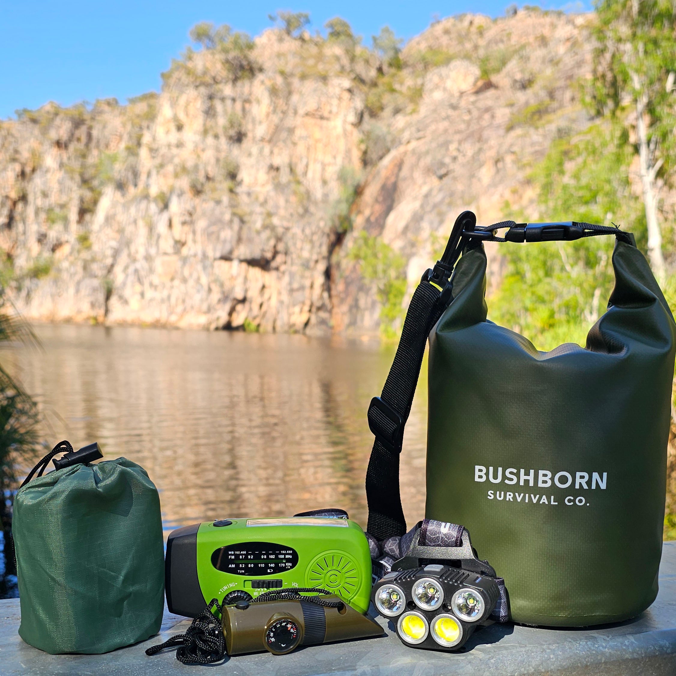 Bushborn Survival Kit - Tactical Green
