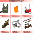 Bushborn Survival Kit - Emergency Red