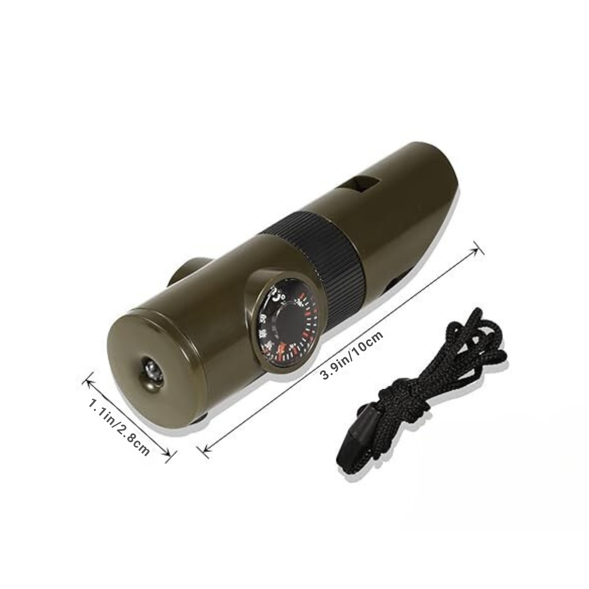Survival Whistle 7-in-1 Multitool
