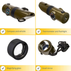 Survival Whistle 7-in-1 Multitool